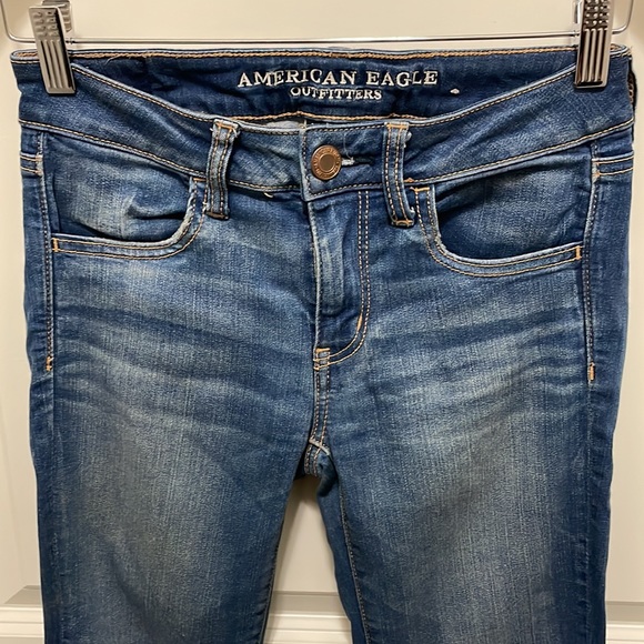 American Eagle women’s Super Stretch X  jeggings size  2 short - Picture 2 of 7